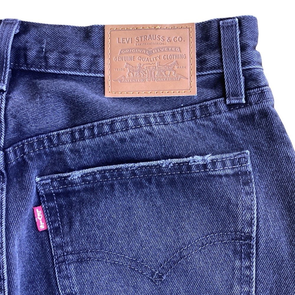 LEVI’S Premium Middy Straight Jeans 27x29 100% Cotton - Picture 6 of 12